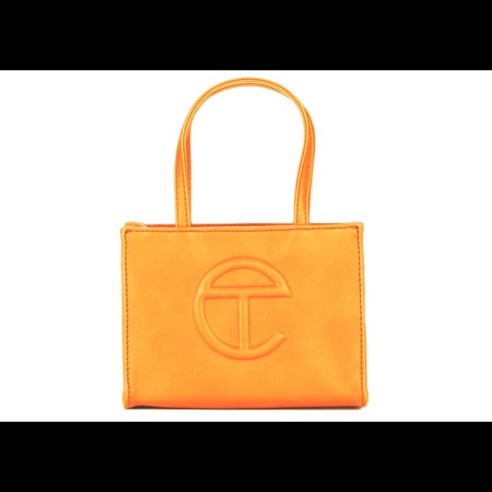TELFAR Small Orange Shopping Bag
